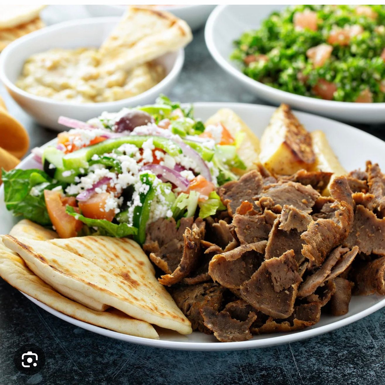 Gyro Platter.