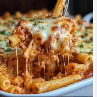 Baked Ziti with Meat Sauce Tray
