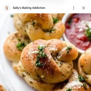 Garlic Knots with Marinara Sauce Tray