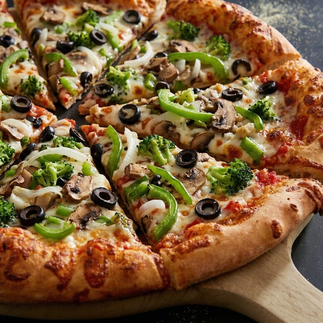 Bianca Deluxe Pizza.