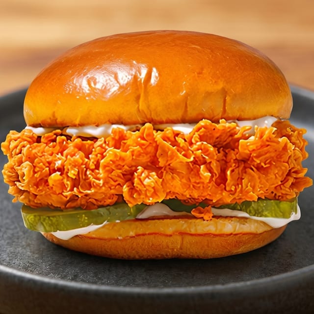 Spicy Chicken Combo Sandwich.