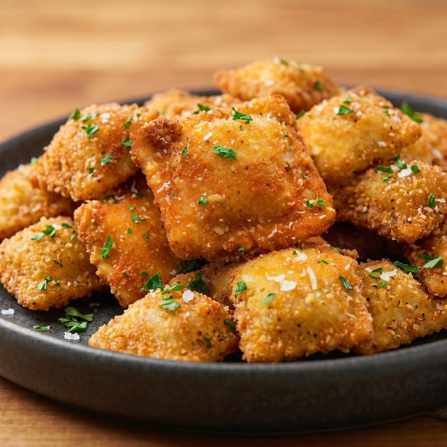 Fried Cheese Ravioli.