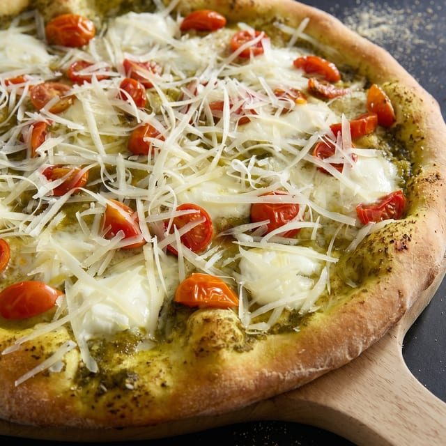 Bianca Genovese Pizza.