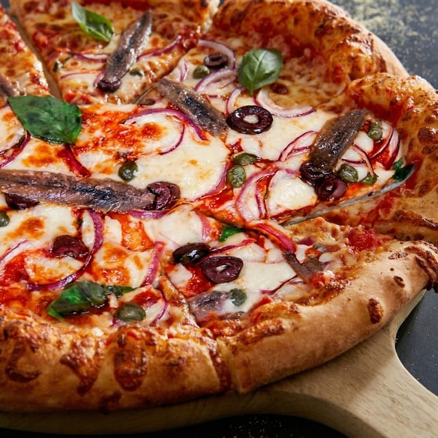 Bianca Napoletana Pizza.