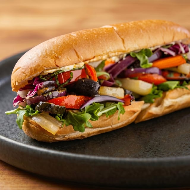 Grilled Vegetarian Sub.